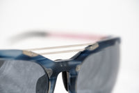 Thumbnail for Prabal Gurung Sunglasses Female Special Frame Blue Horn Category 3 Black Lenses PG21C1SUN - Watches & Crystals