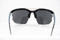 Thumbnail for Prabal Gurung Sunglasses Female Special Frame Shiny Black Category 3 Grey Mirror Lenses PG21C5SUN - Watches & Crystals