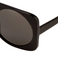 Thumbnail for Prabal Gurung Sunglasses Female Square Shiny Black Category 3 Black Lenses PG20C1SUN - Watches & Crystals