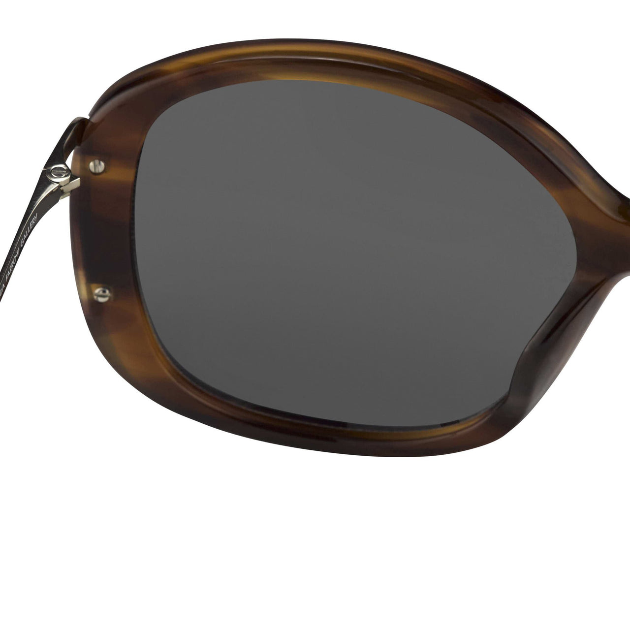 Prabal Gurung Sunglasses Oversized Female Amaretto Brown Frame Category 3 Silver Mirros Lenses PG23C3SUN - Watches & Crystals