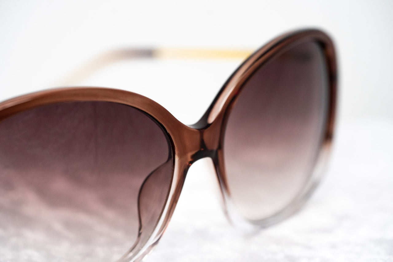 Prabal Gurung Sunglasses Oversized Female Maroon To Clear Frame Category 2 Red Gradient Lenses PG23C4SUN - Watches & Crystals