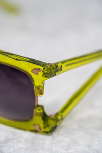 Thumbnail for Prabal Gurung Sunglasses Rectangular Apple Green With Purple Category 3 Graduated Lenses PG2C4SUN - Watches & Crystals