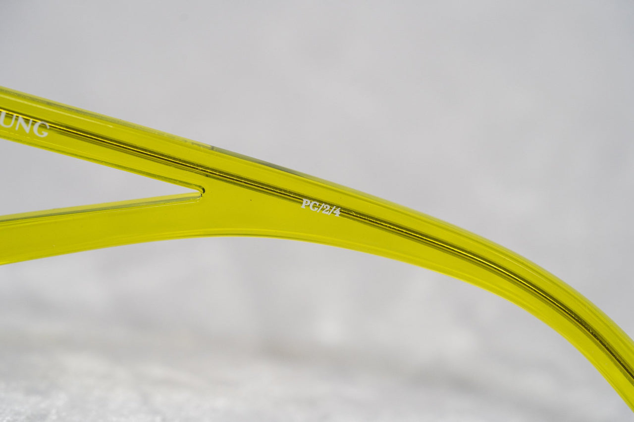 Prabal Gurung Sunglasses Rectangular Apple Green With Purple Category 3 Graduated Lenses PG2C4SUN - Watches & Crystals