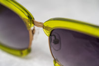 Thumbnail for Prabal Gurung Sunglasses Rectangular Apple Green With Purple Category 3 Graduated Lenses PG2C4SUN - Watches & Crystals