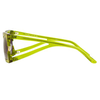 Thumbnail for Prabal Gurung Sunglasses Rectangular Apple Green With Purple Category 3 Graduated Lenses PG2C4SUN - Watches & Crystals