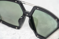 Thumbnail for Prabal Gurung Sunglasses Rectangular Black Bar With Green/Purple Mirror Lenses PG3C4SUN - Watches & Crystals