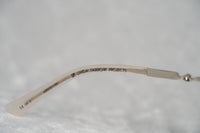 Thumbnail for Prabal Gurung Sunglasses Rectangular Smokey White Cut Out With Grey Category 3 Graduated Lenses PG4C2SUN - Watches & Crystals