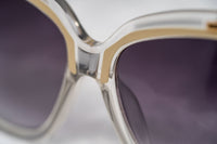 Thumbnail for Prabal Gurung Sunglasses Square Clear Olive With Grey Category 3 Graduated Lenses PG8C1SUN - Watches & Crystals