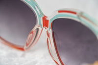 Thumbnail for Prabal Gurung Sunglasses Square Clear Red Sky Blue With Grey Category 3 Graduated Lenses PG8C2SUN - Watches & Crystals