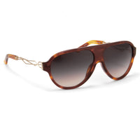 Thumbnail for Prabal Gurung Sunglasses Unisex Aviator Tortoise Shell Acetate CAT2 Grey Gradient Lenses PG16C2SUN - Watches & Crystals