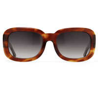 Thumbnail for Prabal Gurung Sunglasses Women's Rectangle Tortoise Shell Acetate CAT2 Grey Gradient Lenses PG13C2SUN - Watches & Crystals