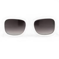 Thumbnail for Prabal Gurung Sunglasses Women's Rectangle White Acetate CAT2 Grey Lenses PG13C3SUN - Watches & Crystals