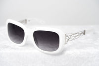 Thumbnail for Prabal Gurung Sunglasses Women's Rectangle White Acetate CAT2 Grey Lenses PG13C3SUN - Watches & Crystals