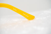 Thumbnail for Prabal Gurung Sunglasses Women's Round Flat Top Yellow Acetate CAT2 Grey Gradient Lenses PG15C4SUN - Watches & Crystals