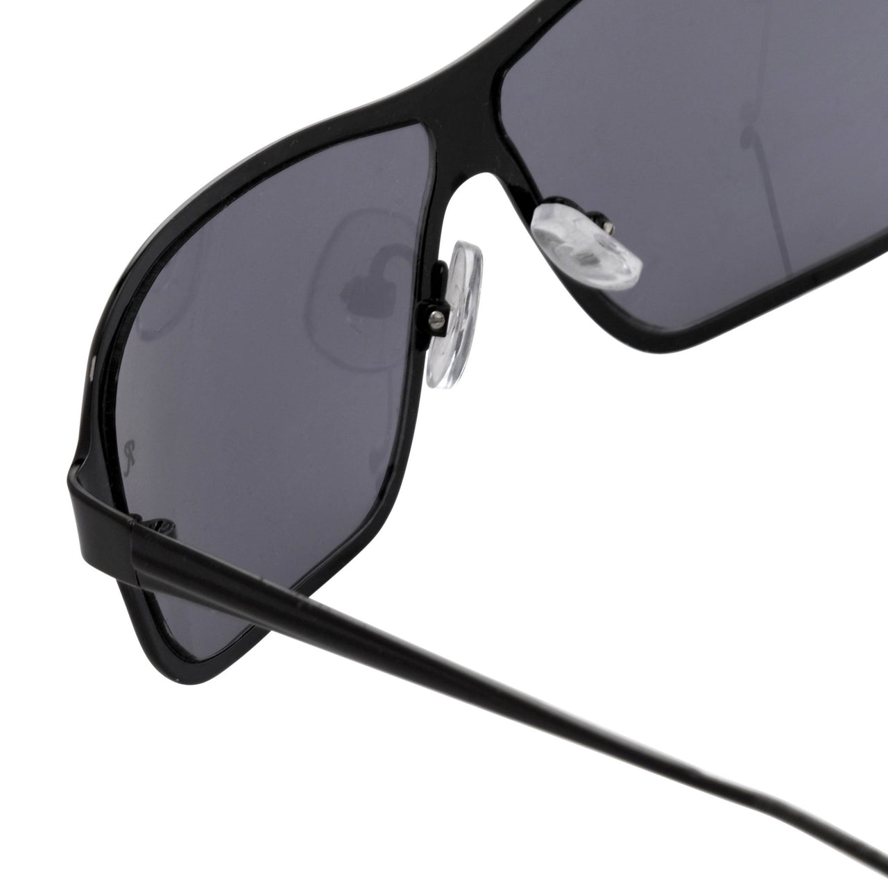 New Look Mens Sunglasses Small Oval UV Dark Lens Black Framed Shades | eBay
