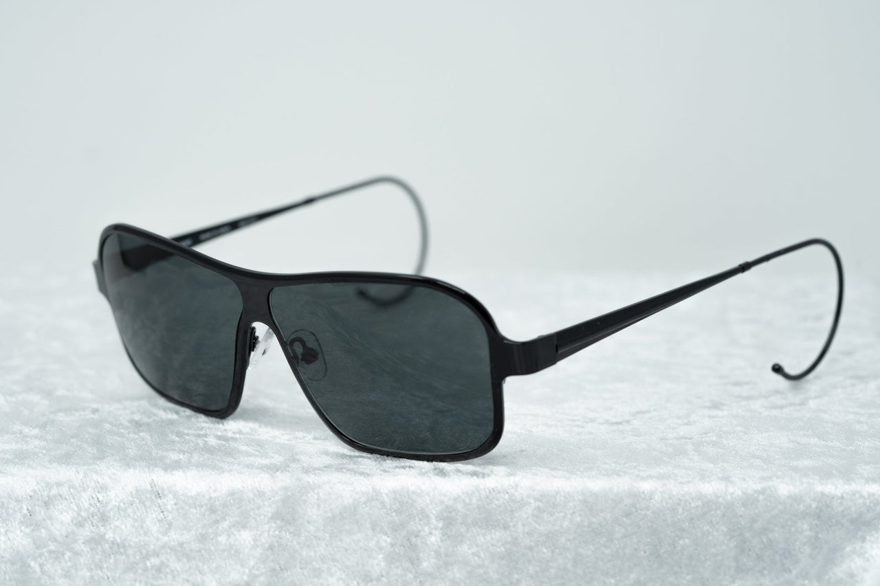 Raf Simons Sunglasses Rectangular Black and Grey Lenses Category 4 - RAF19C3SUN - Watches & Crystals