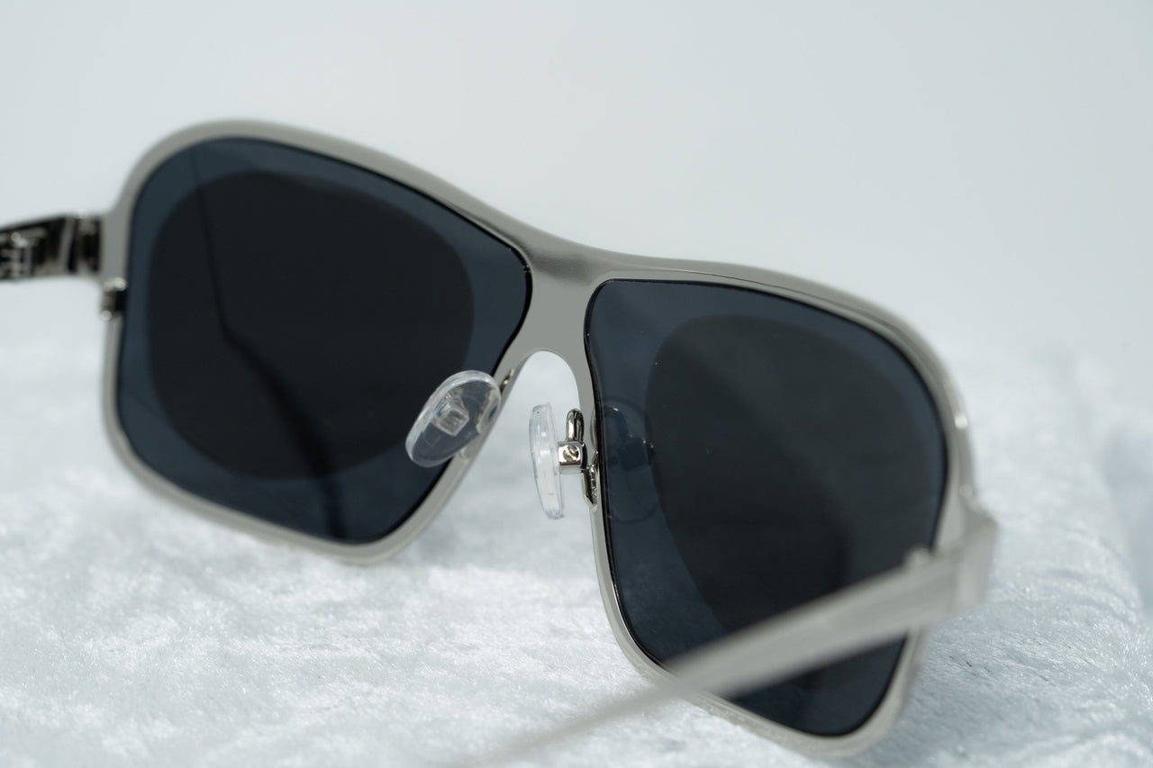 Raf Simons Sunglasses Rectangular Silver and Grey Lenses Category 4 - RAF19C2SUN - Watches & Crystals