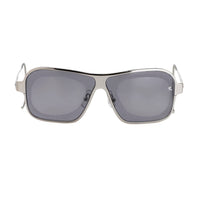 Thumbnail for Raf Simons Sunglasses Rectangular Silver and Grey Lenses Category 4 - RAF19C2SUN - Watches & Crystals