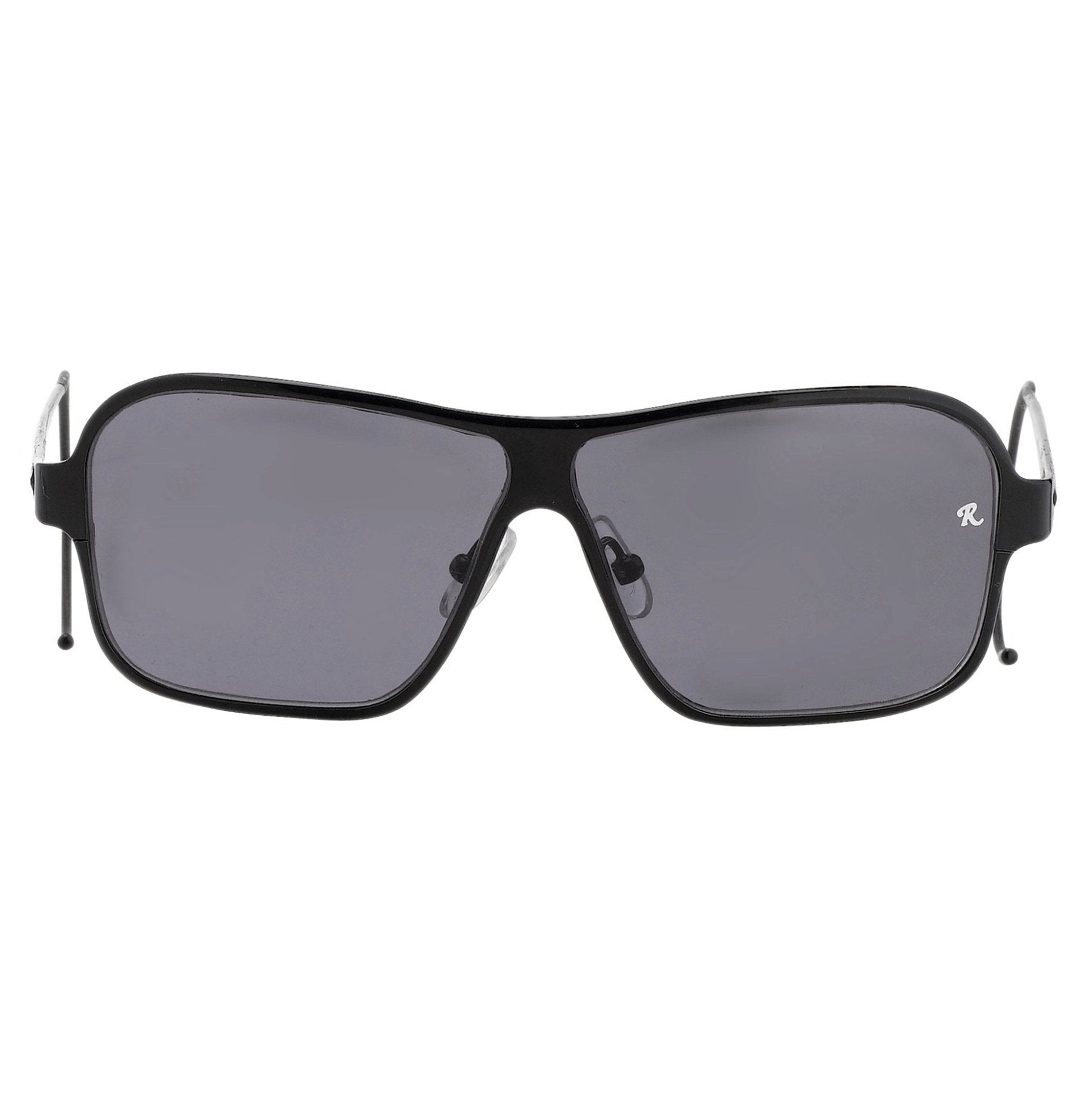 Raf Simons Sunglasses Size Extra Small Rectangular Black and Grey - Watches & Crystals