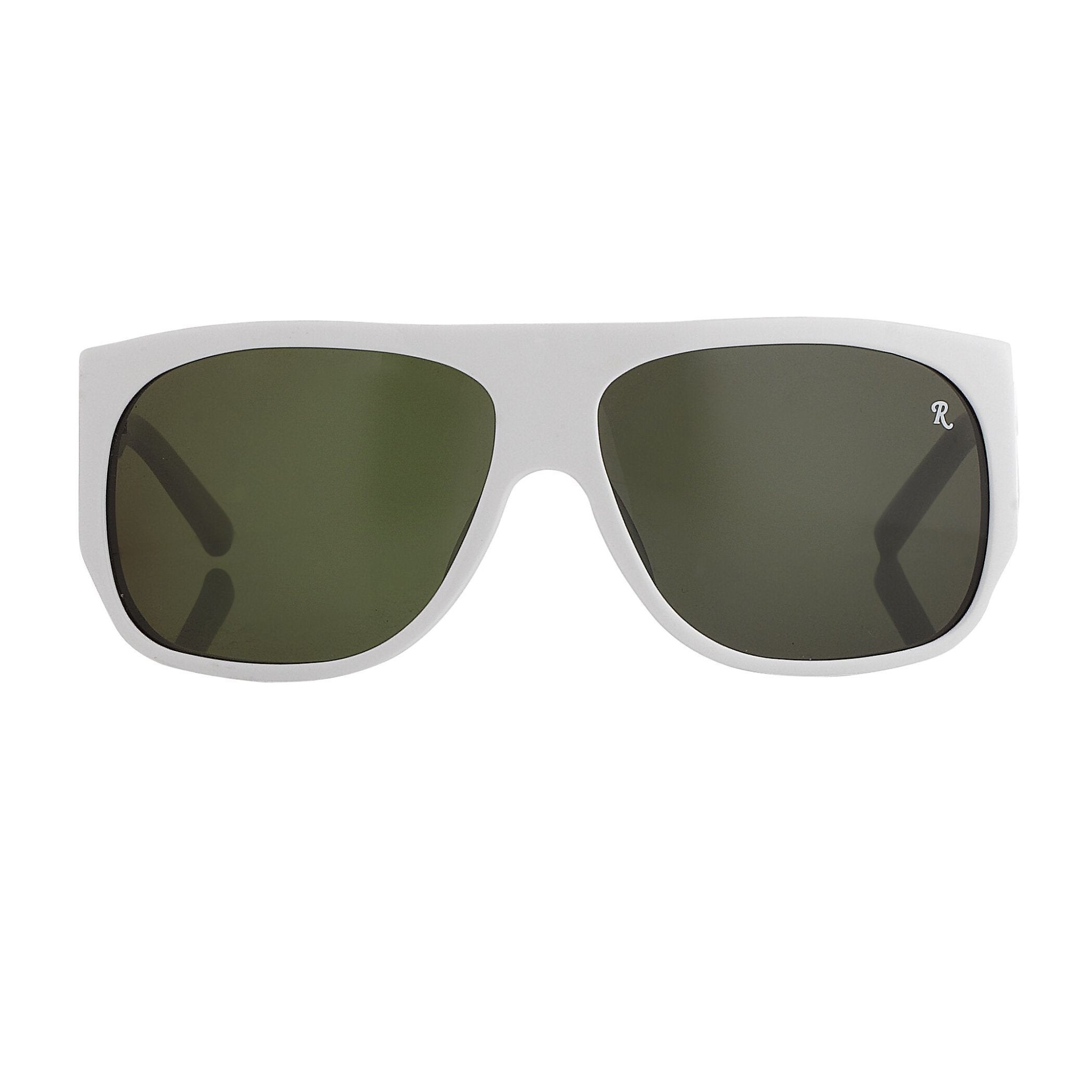 Raf Simons Sunglasses Wraparound White and Green Lenses Category 3 - RAF23C2SUN - Watches & Crystals