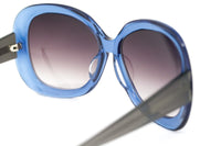 Thumbnail for Rue De Mail Sunglasses Oversized Blue and Grey - Watches & Crystals