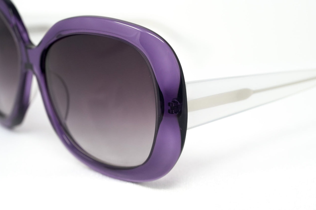 Rue De Mail Sunglasses Oversized Purple and White - Watches & Crystals