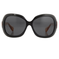 Thumbnail for Rue De Mail Sunglasses Oversized Translucent Black with Black Lenses RDM2C2SUN - Watches & Crystals