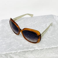 Thumbnail for Rue De Mail Sunglasses Oversized Translucent Terracotta with Grey Graduated Lenses RDM2C3SUN - Watches & Crystals