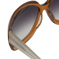 Thumbnail for Rue De Mail Sunglasses Oversized Translucent Terracotta with Grey Graduated Lenses RDM2C3SUN - Watches & Crystals