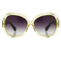 Thumbnail for Rue De Mail Sunglasses Oversized Translucent Yellow with Grey Graduated Lenses RDM2C5SUN - Watches & Crystals