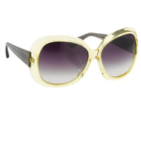 Thumbnail for Rue De Mail Sunglasses Oversized Translucent Yellow with Grey Graduated Lenses RDM2C5SUN - Watches & Crystals