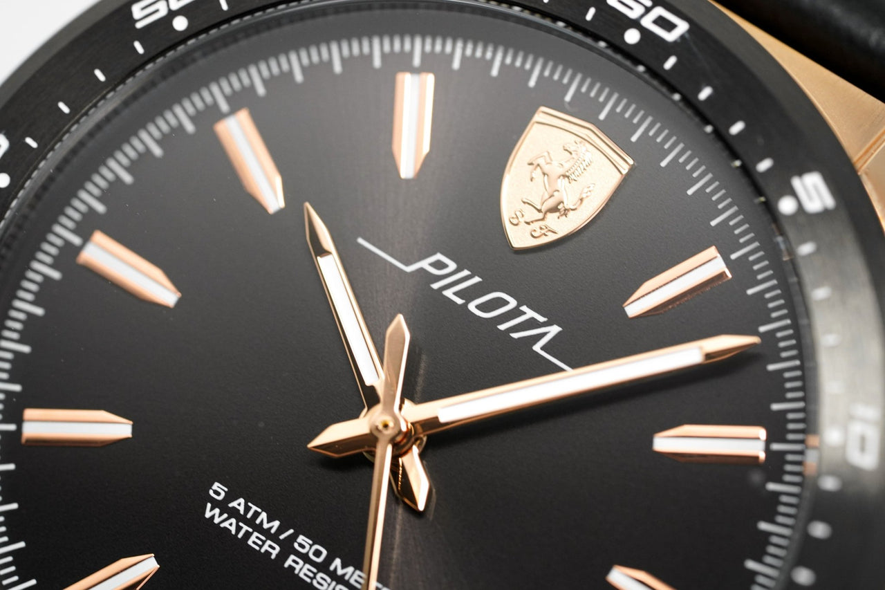 Scuderia Ferrari Watch Pilota Rose Gold FE-083-0522 - Watches & Crystals