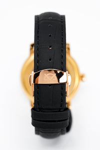 Thumbnail for Silvana Men's Watch Black Origins Rose Gold PVD Rubber SR41ARR63RN - Watches & Crystals