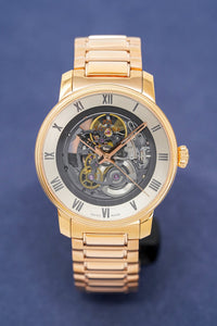 Thumbnail for Silvana Men's Watch Black Origins Rose Gold PVD SR41ARR63R - Watches & Crystals