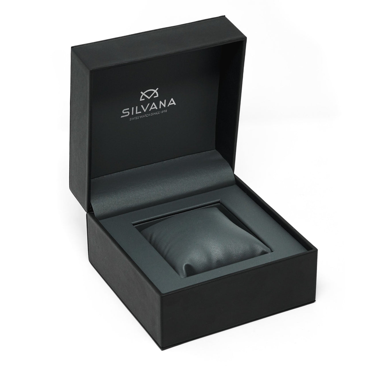 Silvana Men's Watch Black Origins Silver Rubber SR41ASS63RN - Watches & Crystals