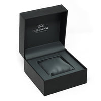 Thumbnail for Silvana Men's Watch Black Origins Silver Rubber SR41ASS63RN - Watches & Crystals