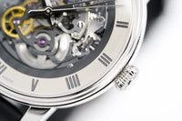 Thumbnail for Silvana Men's Watch Black Origins Silver Rubber SR41ASS63RN - Watches & Crystals