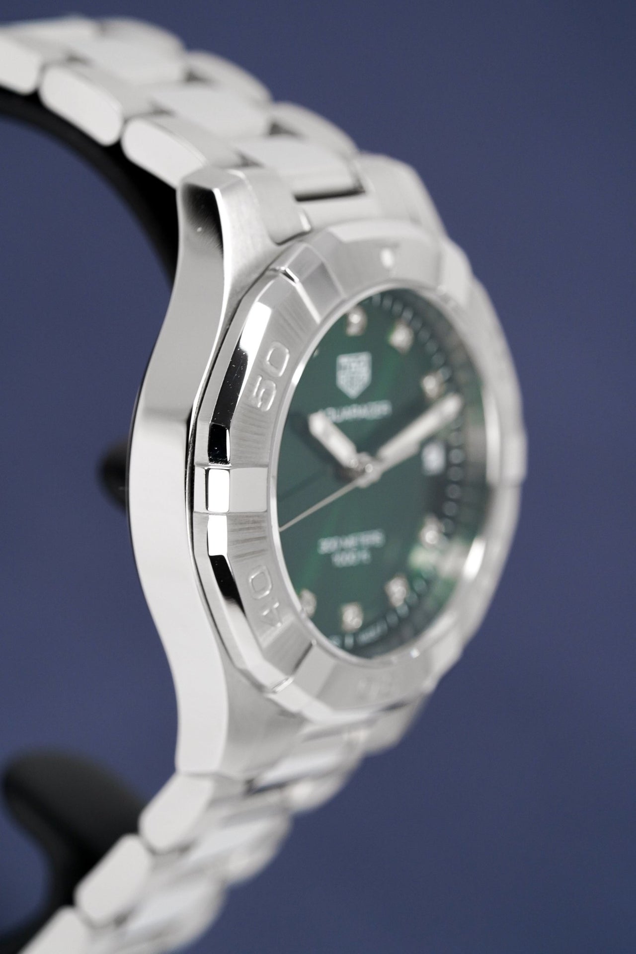 Tag Heuer Ladies Aquaracer Watch Green Diamond WBD1316.BA0740 - Watches & Crystals