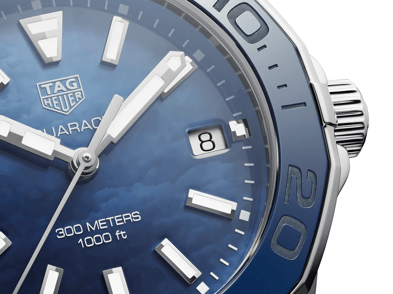 Tag Heuer Ladies Watch Aquaracer Blue Ceramic 35mm WAY131S.BA0748 - Watches & Crystals