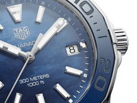 Thumbnail for Tag Heuer Ladies Watch Aquaracer Blue Ceramic 35mm WAY131S.BA0748 - Watches & Crystals
