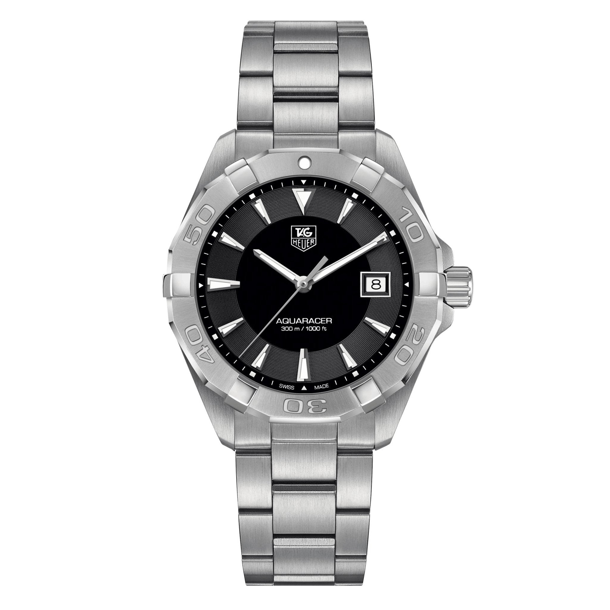 Tag Heuer Men's Quartz Watch Aquaracer Black WAY1110.BA0928 - Watches & Crystals