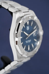 Thumbnail for Tag Heuer Men's Quartz Watch Aquaracer Blue WAY1112.BA0928 - Watches & Crystals