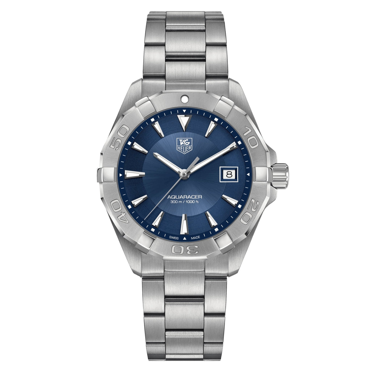 Tag Heuer Men's Quartz Watch Aquaracer Blue WAY1112.BA0928 - Watches & Crystals