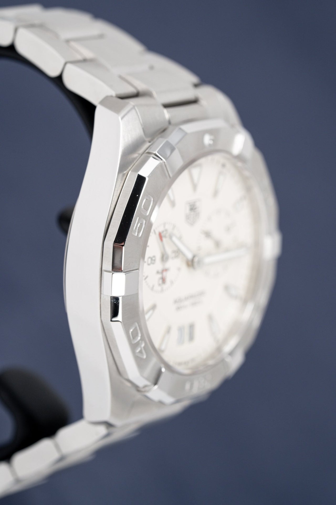 Tag Heuer Men's White Aquaracer Alarm Watch WAY111Y.BA0928 - Watches & Crystals