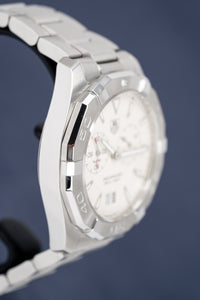 Thumbnail for Tag Heuer Men's White Aquaracer Alarm Watch WAY111Y.BA0928 - Watches & Crystals
