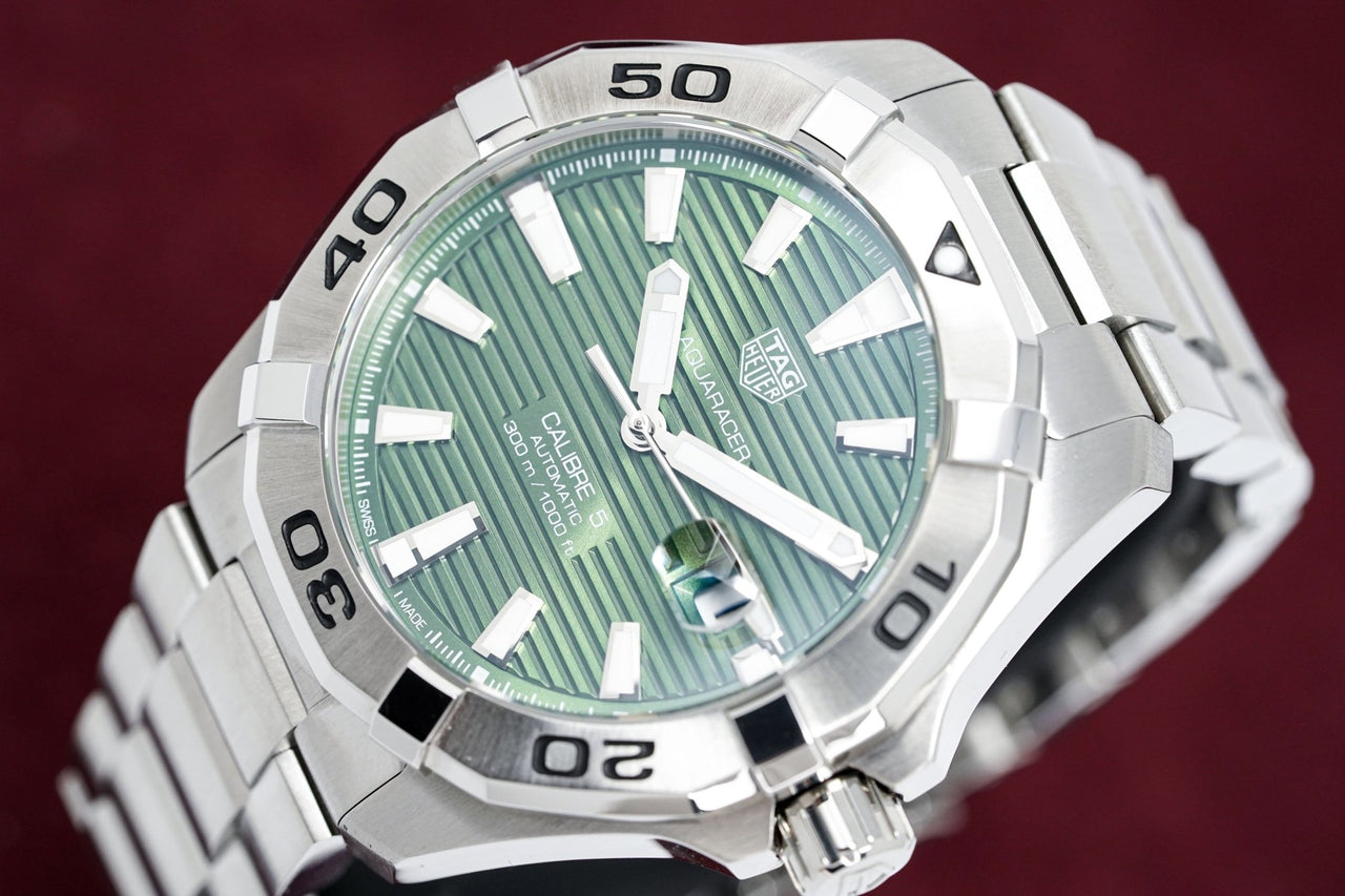 TAG HEUER Watch Automatic AQUARACER Green WAY2015.BA0927 - Watches & Crystals
