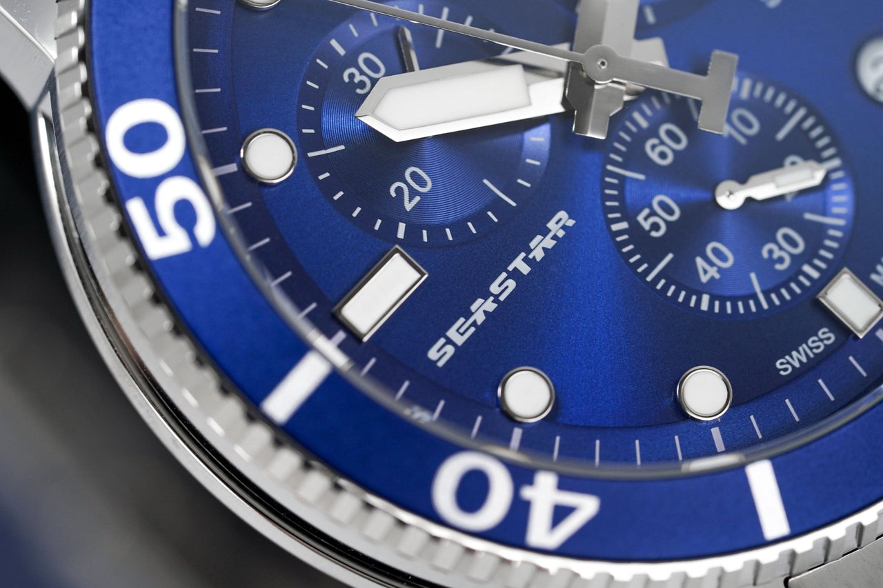 Tissot Chronograph Watch SEASTAR 1000 Blue T1204171104100 - Watches & Crystals