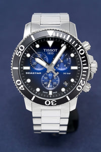 Thumbnail for Tissot Chronograph Watch SEASTAR 1000 Blue T1204171104101 - Watches & Crystals