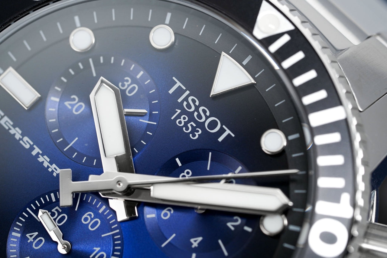 Tissot Chronograph Watch SEASTAR 1000 Blue T1204171104101 - Watches & Crystals