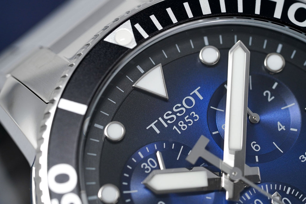 Tissot Chronograph Watch SEASTAR 1000 Blue T1204171104101 - Watches & Crystals
